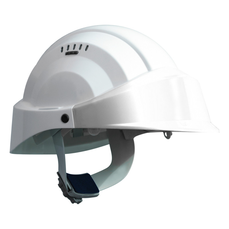 CASQUE CHANTIER ORIZON BLANC VISIERE BLANCHE