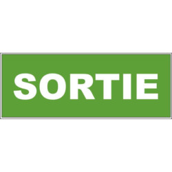 PLAQUE SORTIE 330x120MM