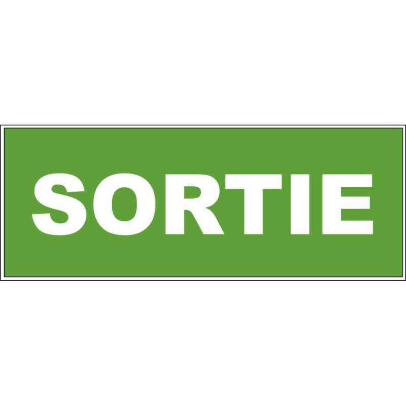 PLAQUE SORTIE 330x120MM