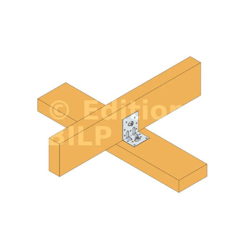 Vis pour connecteur acier sur bois TH (boîte de 50) - SSH - 8 x 40 mm - SIMPSON 75134-SHH8.0X40 -50