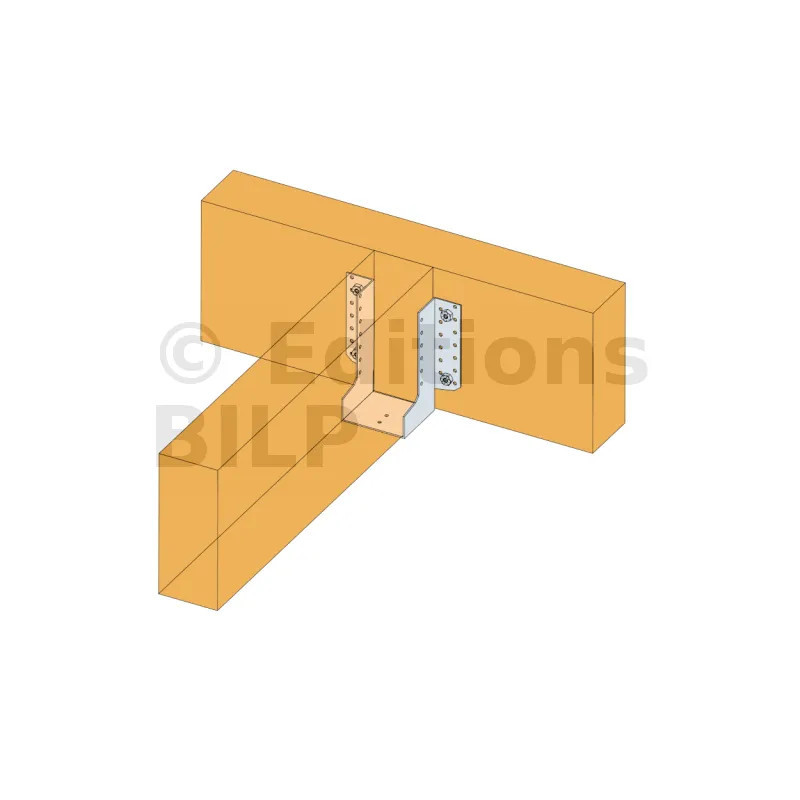 Vis pour connecteur acier sur bois TH (boîte de 50) - SSH - 8 x 40 mm - SIMPSON 75134-SHH8.0X40 -50
