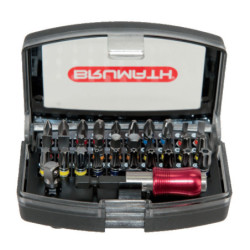 Coffret de 32 pièces - 30 embouts de vissage 1-4'' - BRUMATH 16162440412 BR-3160