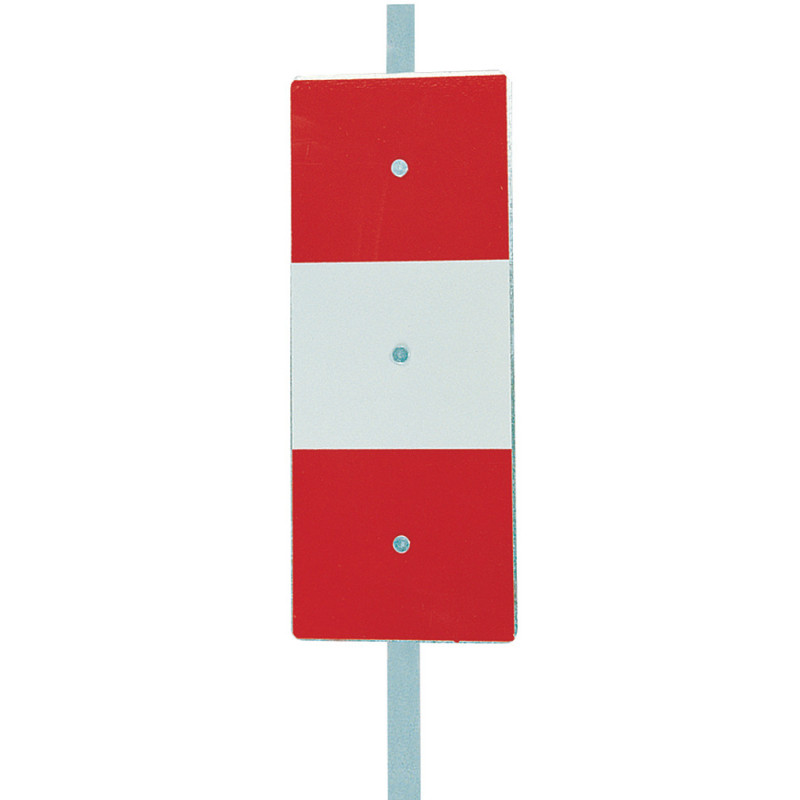 PIQUET DE CHANTIER K5B 2 FACES RETROREFLECHISSANTES CLASSE 1