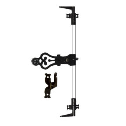 ESPAGNOLETTE NOIR ET TRINGLE 1.60M