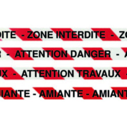 RUBAN ATTENTION DANGER 500MX75MM