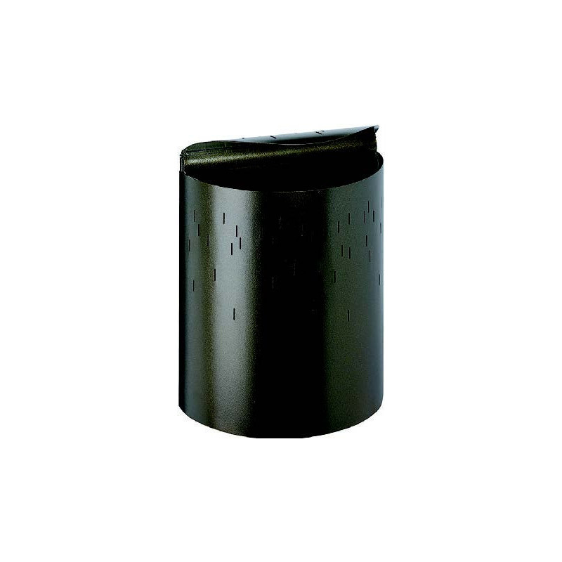 CORBEILLE 30L DESIGN GRIS