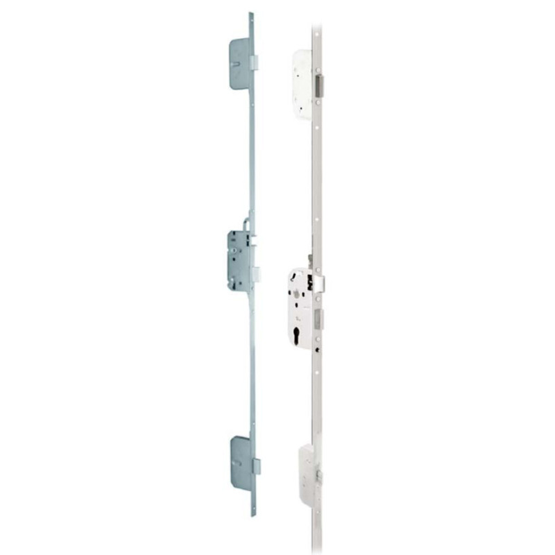 SERRURE ENCASTREE 3 POINTS F40 GALETS MAP