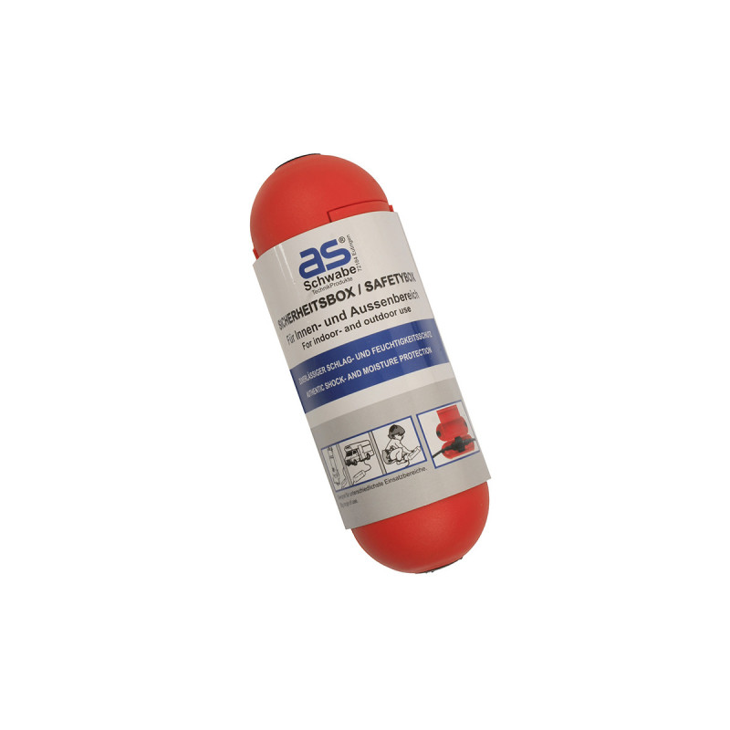 Boîtier de connexion protection - sécurité prise 1 pièce rouge - 48707