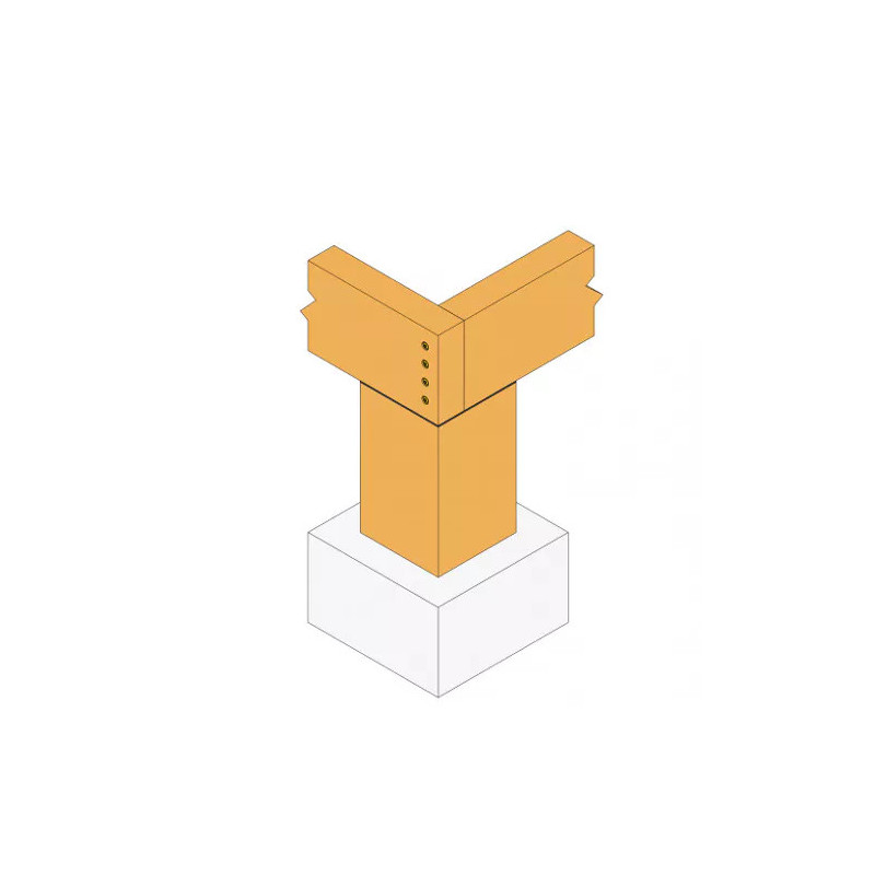 Vis à bois tête plate (boîte de 50) - SWW 8 X 180 mm - SIMPSON 75400