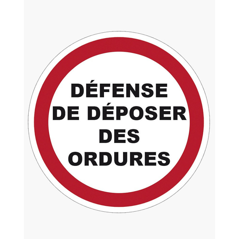 Panneau PVC : DEFENSE DE STATIONNER - SORTIE DE VEHICULES