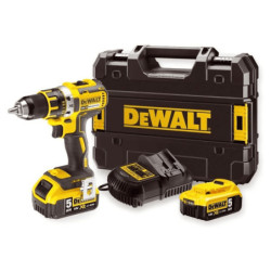 Perceuse-visseuse Compacte XR 18V 5Ah Li-ion brushless - 2 Batteries - DEWALT DCD791P2