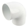 Coude intérieur tube mâle femelle 87°30 diamètre 80mm blanc - UCR8GT1B