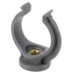 Collier lyre 0 diamètre 32mm gris - CO32