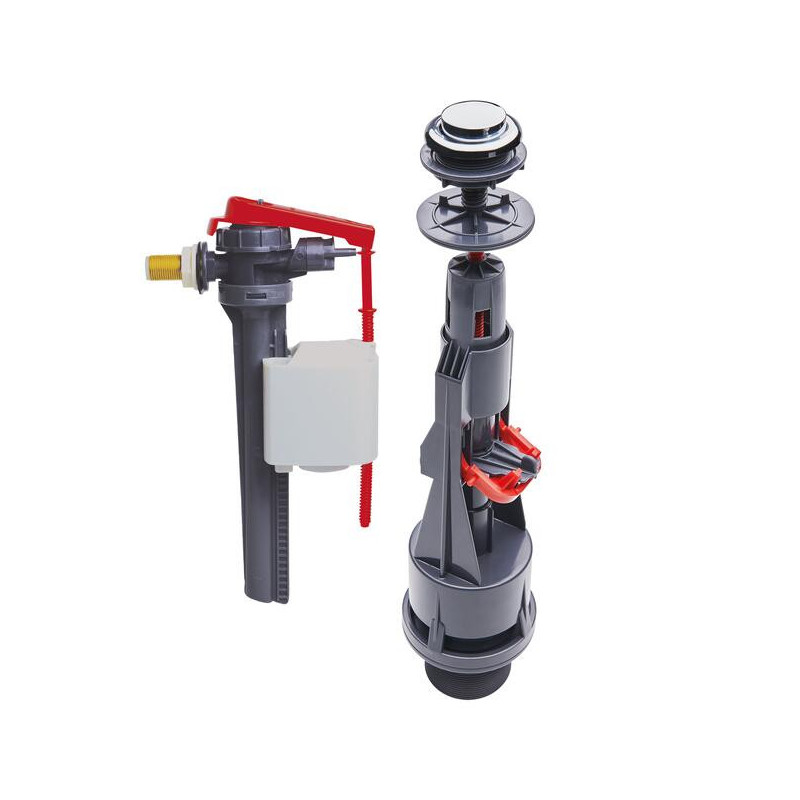 ENSEMBLE  MECANISME POUSSOIR + FLOT AQUACONTROL