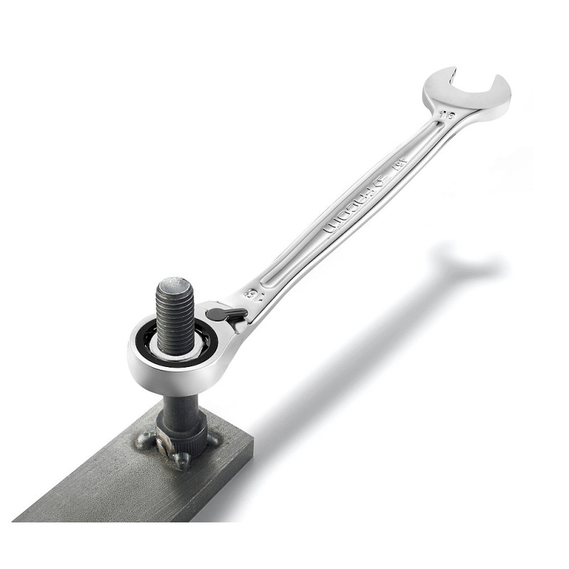 CLE MIXTE A CLIQUET 13MM