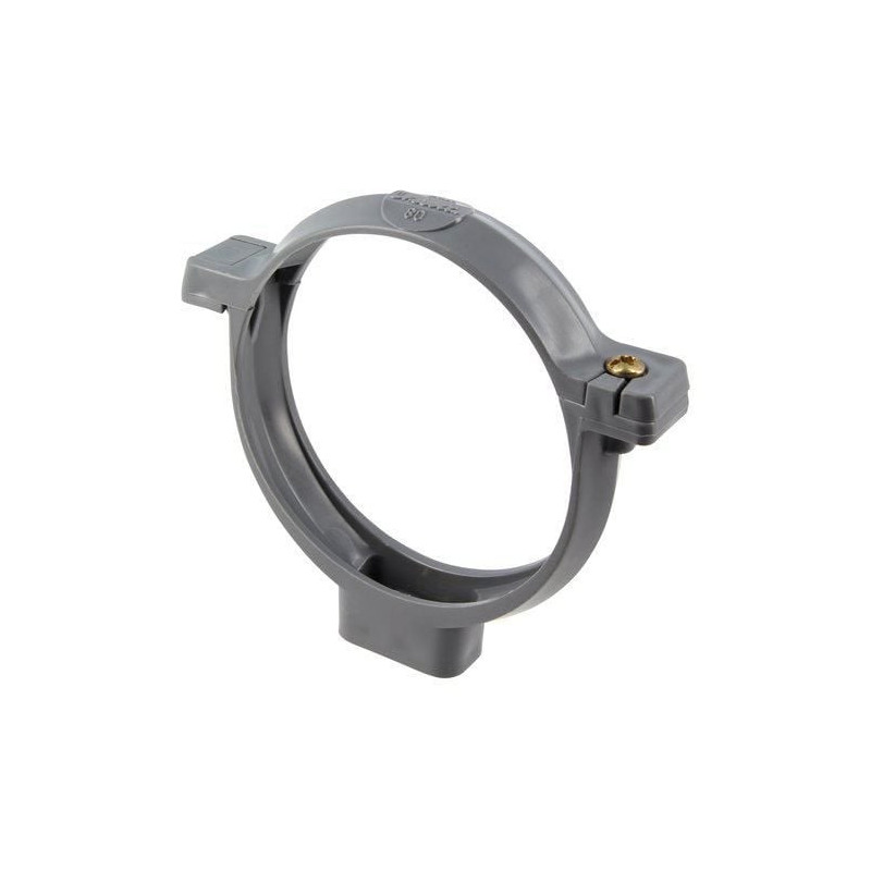 Collier à bride diamètre 80mm gris - COR