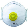 MASQUES RESPIRATOIRE COQUE FFP2 AVEC VALVE BOITE DE 10