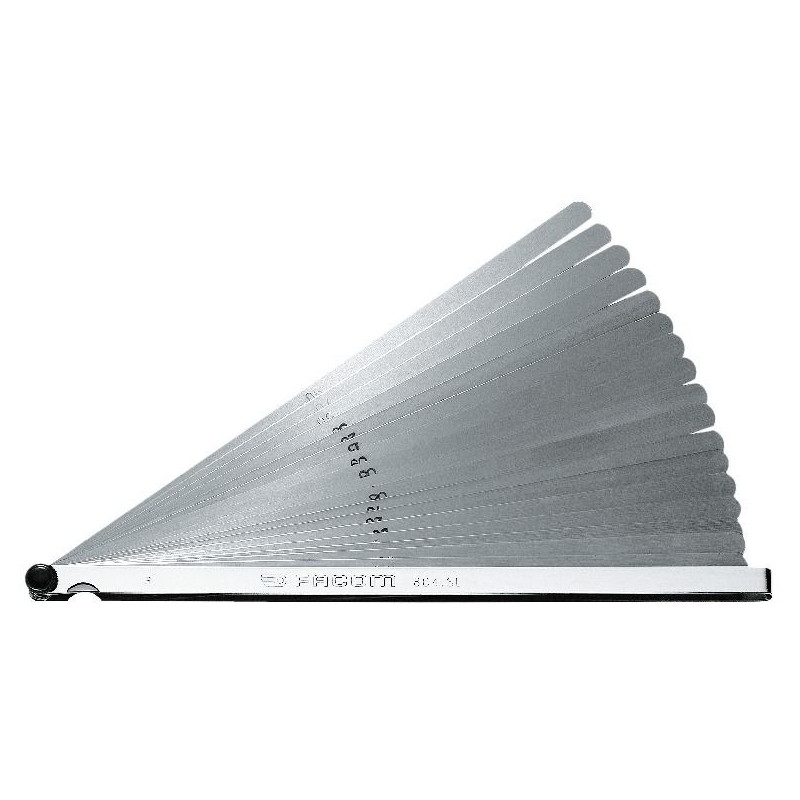 Jauge d'épaisseur métrique à bout rond