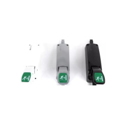 Crémone pompier fermeture d'urgence 372PAD NOIR - 2 points - BRICARD 2900021