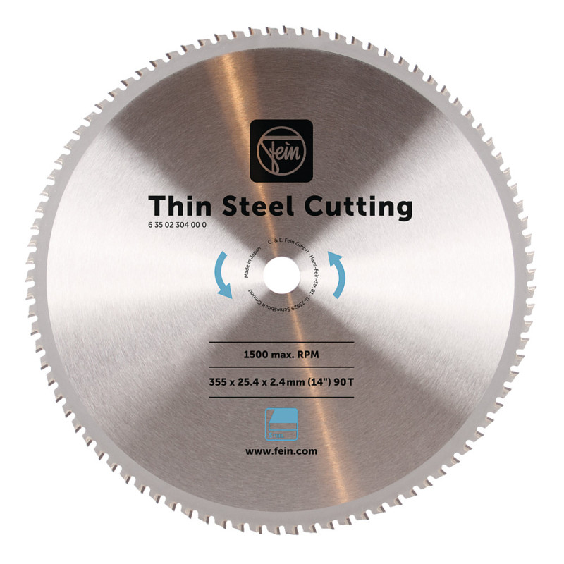 LAME 355 POUR ACIER_D