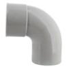 Coude mâle femelle 87°30 gris pour descente diamètre 80mm - UCR8GT