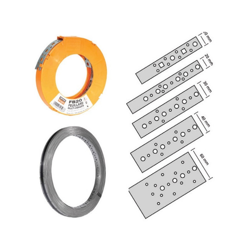 FEUILLARD LARG 40 EP 2 RL 50M