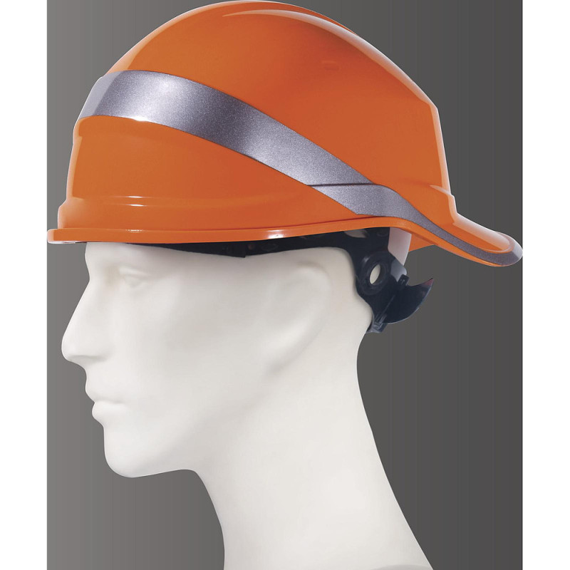 CASQUE CHANTIER DIAMOND V BLANC FLUO