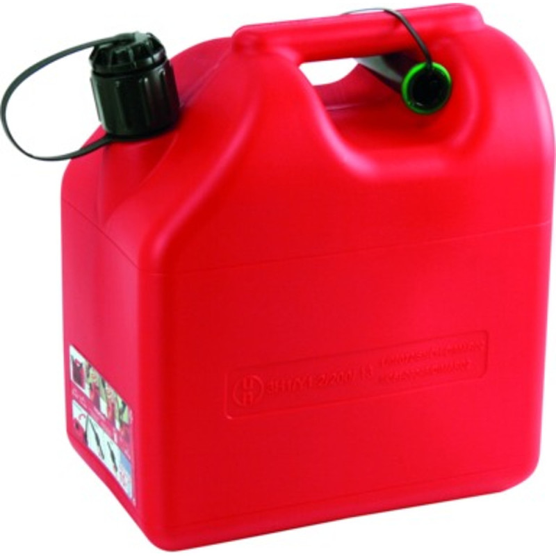 JERRICAN PLASTIQUE 10 LITRES (HOMOLOGUE HYDROCARBURE)