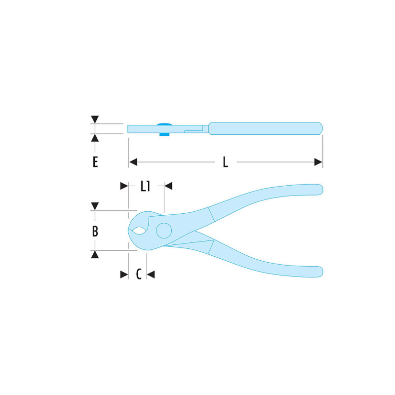 Coupe-câble diam.16mm - cuivre - aluminium - FACOM 412.16