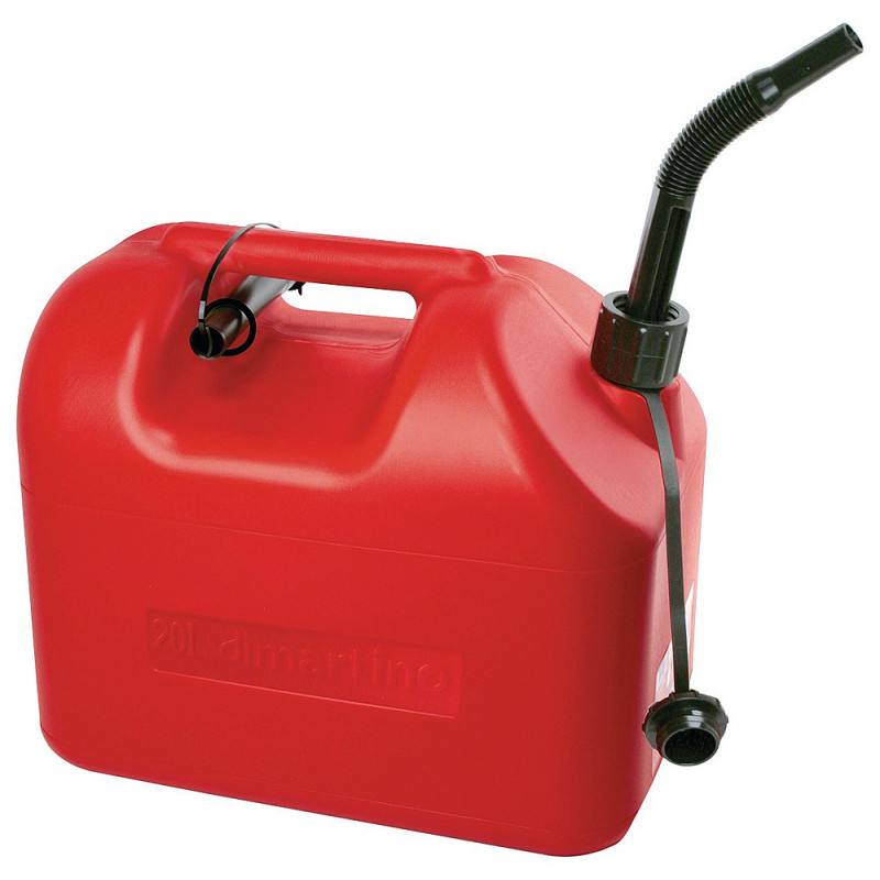 JERRICAN PLASTIQUE 20 LITRES (HOMOLOGUE HYDROCARBURE)