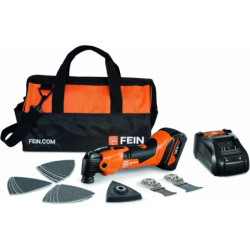 Outil polyvalent sans fil MULTIMASTER AMM 500 PLUS 4 Ah avec sac nylon - FEIN 71293870000