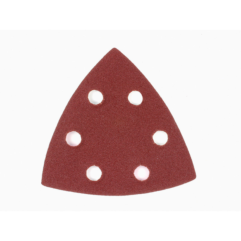 Abrasif velcro pour ponceuses delta velcro grain 80 - 6 perforations 93 x 93 mm