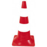 CONE CHANTIER PLASTIQUE FLUO 50CM 600G