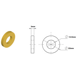 RONDELLE X4 POUR GOND D14