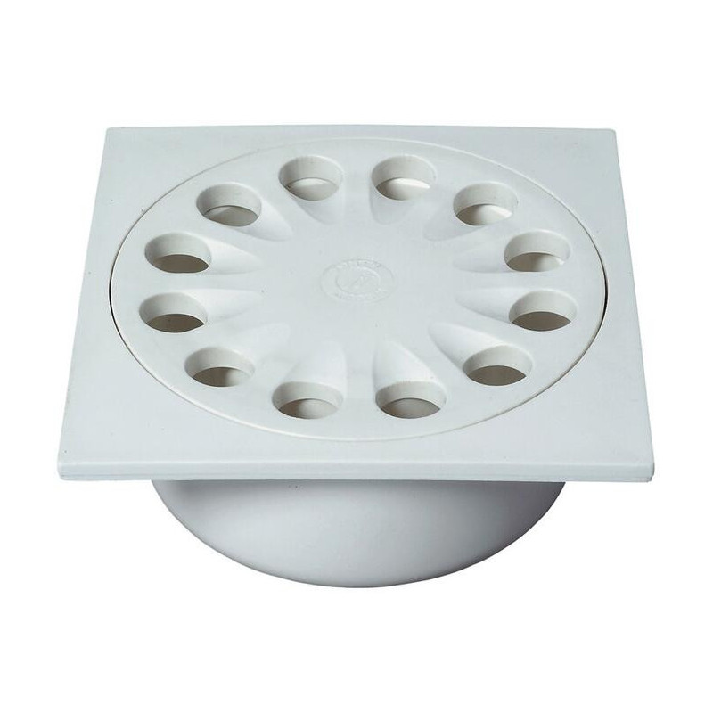 BONDE DE SOL ANTICHOC 15X15 CM D50 A COLLER BLANCHE - SP6015