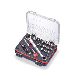 Coffret de douilles et d’embouts 37 pièces B-37 - TOOL PROMAC B-37