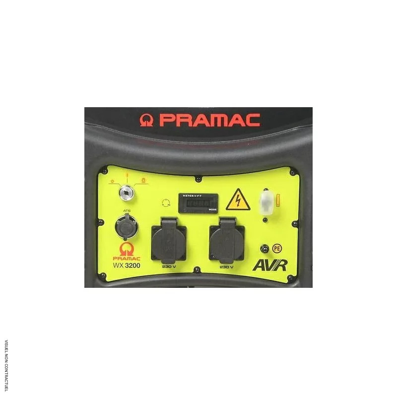 Groupe électrogène WX3200 essence monophasé 2.9 kW AVR+DE Prise CONN pour AMF - PRAMAC PR242SXBZ03