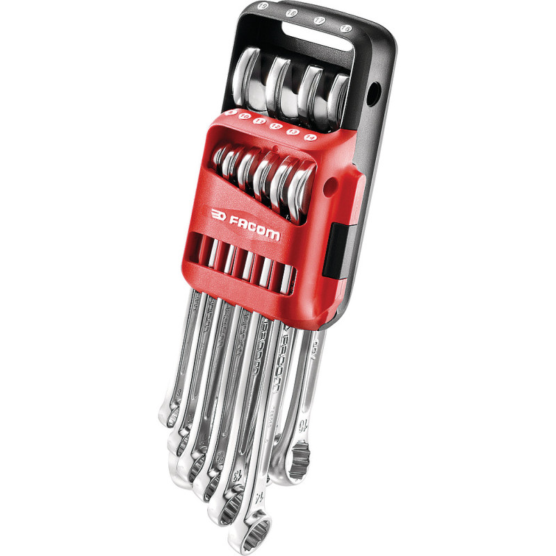 440 - Jeu de clés mixtes métriques sur étui portatif