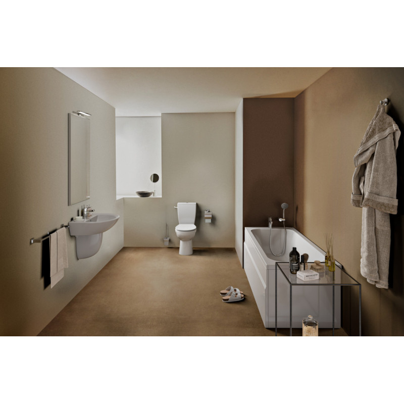 Baignoire rectangle 170 x 70 cm ULYSSE blanc - P004601