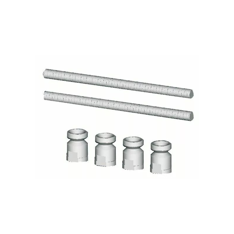 Poignée TUBE-SACH FIXE double - ASSA ABLOY VACHETTE 070183