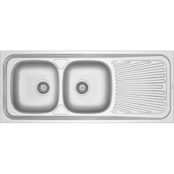 Evier 120 x 50 à encastrer nid d'abeille - T3120