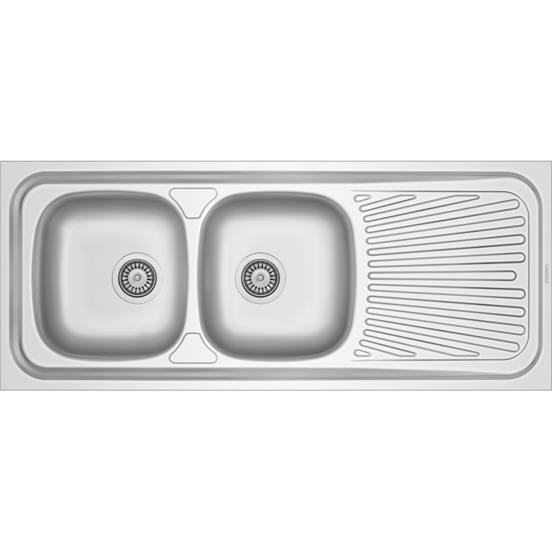 Evier 120 x 50 à encastrer nid d'abeille - T3120