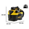 Aspirateur sur secteur ou batterie XR 18-54V (nu) - 7.5 kPa 7.5 l - DEWALT DCV584L