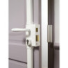 SERRURE APPLIQUE 3 POINTS 73DP SANS CYLINDRE BLANC