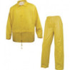 Ensemble de pluie enduit PVC Taille M jaune