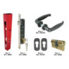 Kit portail: Tube - serrure - cylindre - poignée - IBFM SRL 350025K