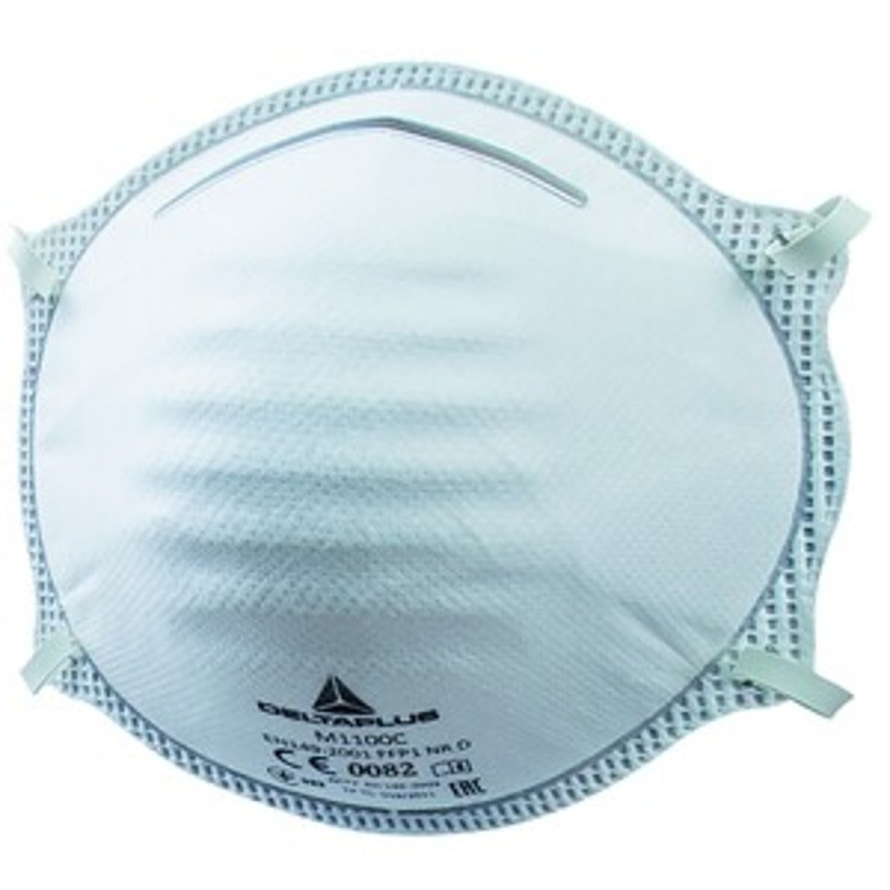 MASQUE RESPIRATOIRE COQUE FFP1 SANS VALVE BOITE DE 20
