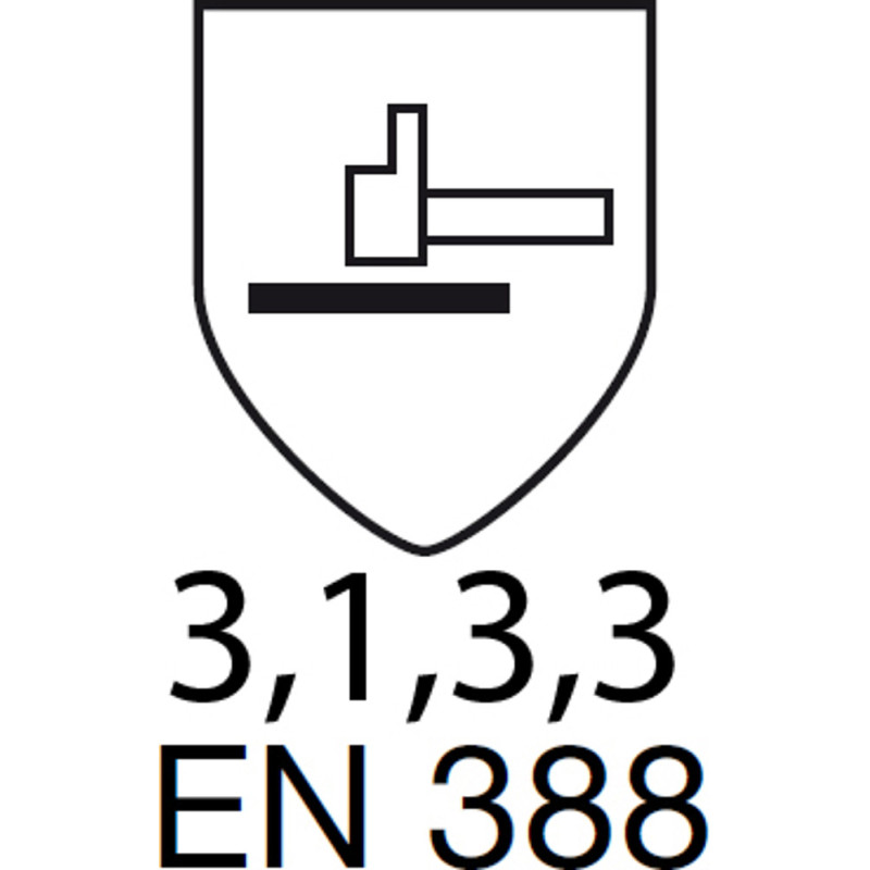 GANT SOUDEUR CROÛTE CUIR BOVIN ROUGE - T10