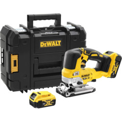 Scie sauteuse sans fil brushless XR 18V 5 Ah - DEWALT DCS334P2