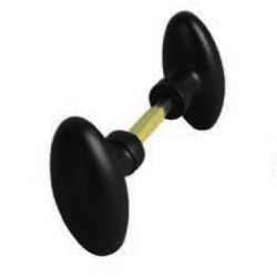 BEQUIL PORTAIL CARRE 6-7 BOUTON NOIR